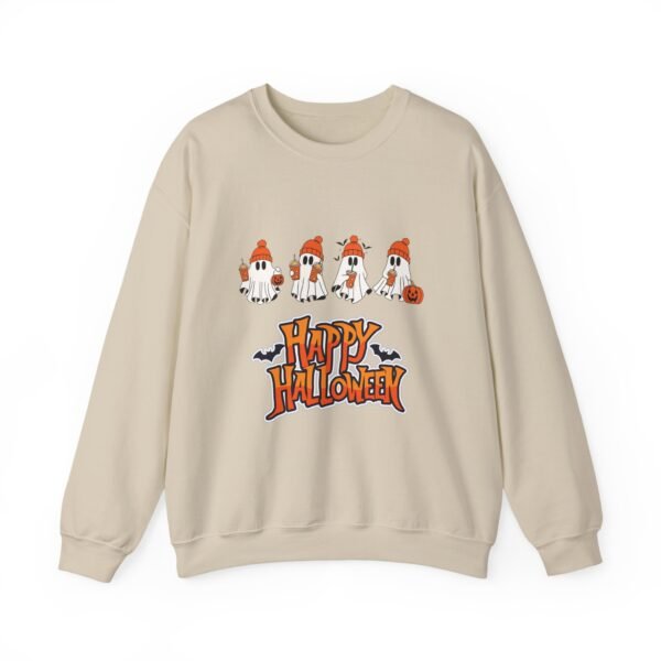 Halloween Ghost Crewneck – Cozy Unisex Fall Sweatshirt - Image 5