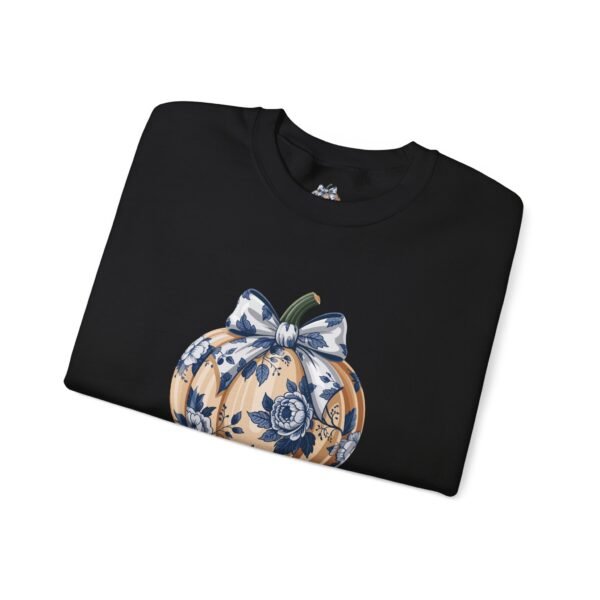 Fall Pumpkin Queen Crewneck Sweatshirt | Cozy Autumn Apparel | Halloween Gift | Seasonal Fashion | Unisex Sweatshirt - Image 9