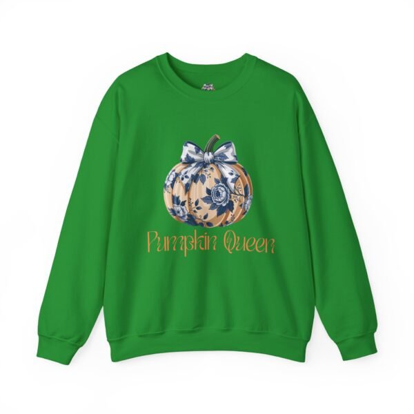 Fall Pumpkin Queen Crewneck Sweatshirt | Cozy Autumn Apparel | Halloween Gift | Seasonal Fashion | Unisex Sweatshirt - Image 19