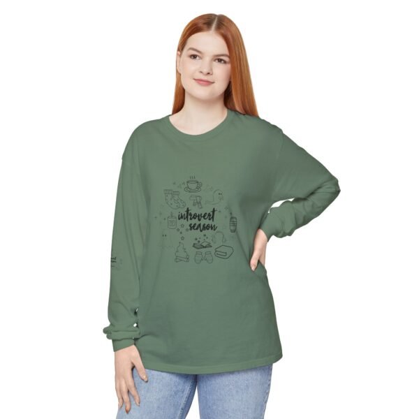 Unisex Long Sleeve T-Shirt - Cozy Autumn Vibes, Perfect for Fall Gatherings, Halloween, Thanksgiving, Gift for Friends, Casual Wear - Image 21