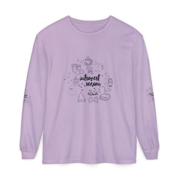 Unisex Long Sleeve T-Shirt - Cozy Autumn Vibes, Perfect for Fall Gatherings, Halloween, Thanksgiving, Gift for Friends, Casual Wear - Image 37