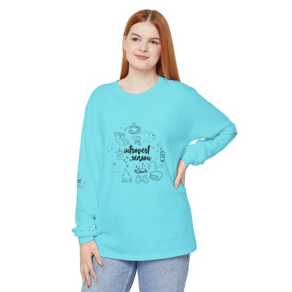Unisex Long Sleeve T-Shirt - Cozy Autumn Vibes, Perfect for Fall Gatherings, Halloween, Thanksgiving, Gift for Friends, Casual Wear - Image 24
