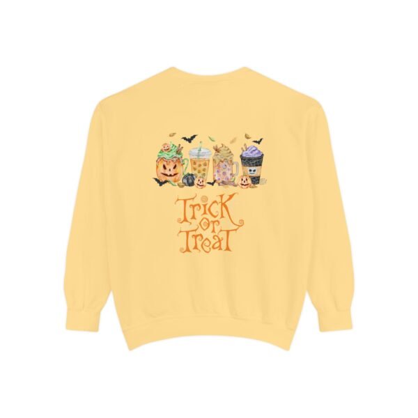 Halloween Sweatshirt, Cozy Unisex Trick or Treat Sweatshirt, Fall Fashion, Halloween Apparel, Comfortable Gift for October - Image 6