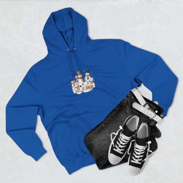 Cozy Snowman Hoodie for Winter Celebrations, Fleece Pullover, Holiday Sweatshirt, Cute Winter Apparel, Gift for Snow Lovers - Image 18