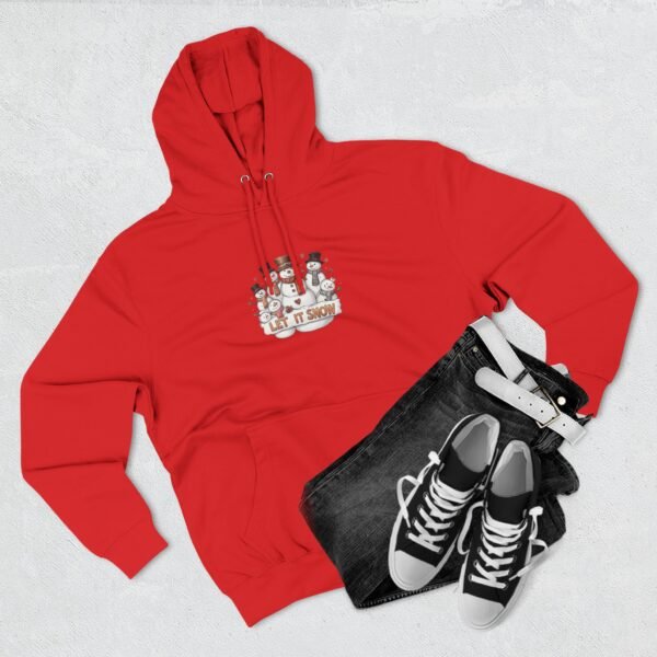 Cozy Snowman Hoodie for Winter Celebrations, Fleece Pullover, Holiday Sweatshirt, Cute Winter Apparel, Gift for Snow Lovers - Image 21