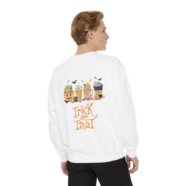 Halloween Sweatshirt, Cozy Unisex Trick or Treat Sweatshirt, Fall Fashion, Halloween Apparel, Comfortable Gift for October - Image 4