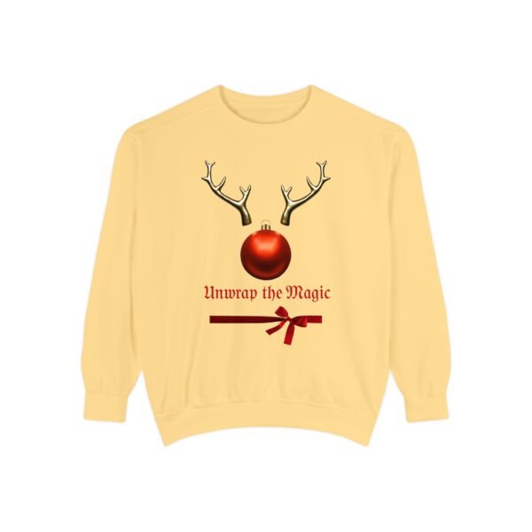 Magic Unwrapped Sweatshirt | Holiday Sweatshirt, Gift for Her, Cozy Christmas Sweatshirt, Winter Fashion, Family Gatherings - Image 5