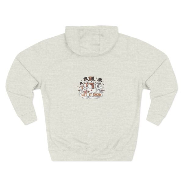 Cozy Snowman Hoodie for Winter Celebrations, Fleece Pullover, Holiday Sweatshirt, Cute Winter Apparel, Gift for Snow Lovers - Image 14