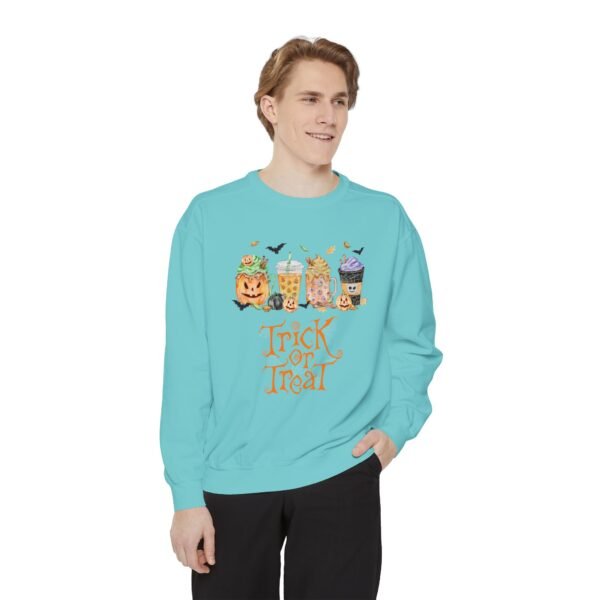 Halloween Sweatshirt, Cozy Unisex Trick or Treat Sweatshirt, Fall Fashion, Halloween Apparel, Comfortable Gift for October - Image 15