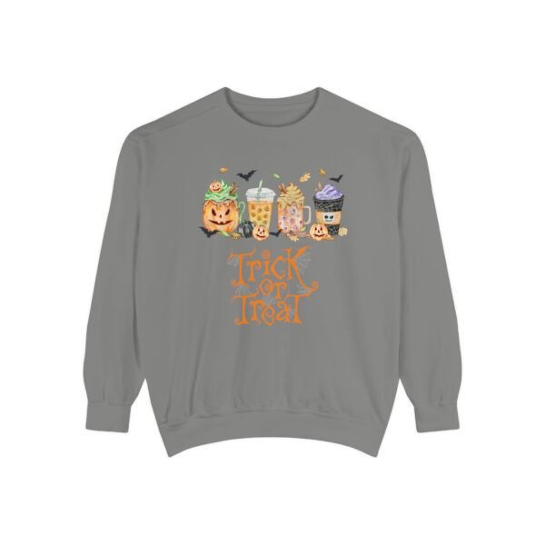Halloween Sweatshirt, Cozy Unisex Trick or Treat Sweatshirt, Fall Fashion, Halloween Apparel, Comfortable Gift for October - Image 9
