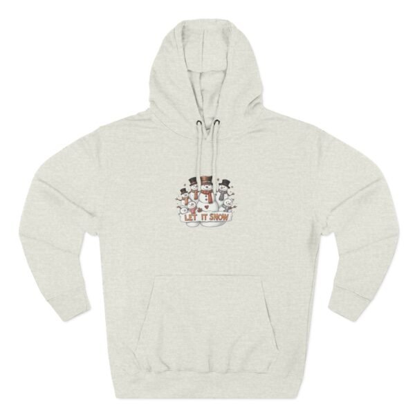 Cozy Snowman Hoodie for Winter Celebrations, Fleece Pullover, Holiday Sweatshirt, Cute Winter Apparel, Gift for Snow Lovers - Image 13
