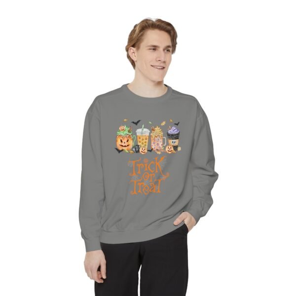 Halloween Sweatshirt, Cozy Unisex Trick or Treat Sweatshirt, Fall Fashion, Halloween Apparel, Comfortable Gift for October - Image 11