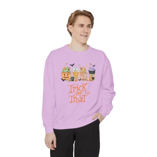 Halloween Sweatshirt, Cozy Unisex Trick or Treat Sweatshirt, Fall Fashion, Halloween Apparel, Comfortable Gift for October - Image 31