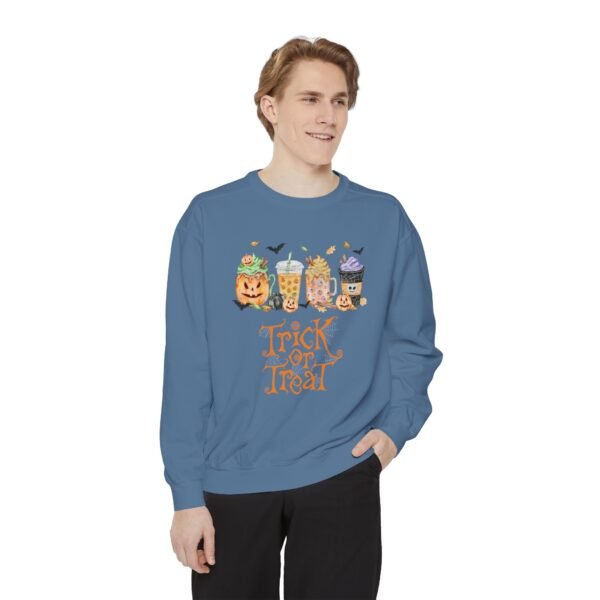Halloween Sweatshirt, Cozy Unisex Trick or Treat Sweatshirt, Fall Fashion, Halloween Apparel, Comfortable Gift for October - Image 23