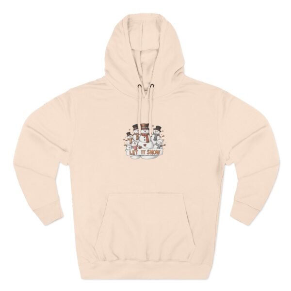 Cozy Snowman Hoodie for Winter Celebrations, Fleece Pullover, Holiday Sweatshirt, Cute Winter Apparel, Gift for Snow Lovers - Image 10