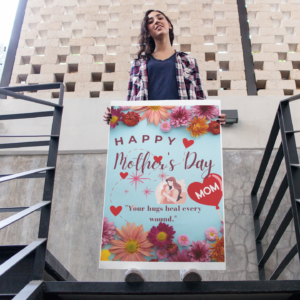 Happy Mother's Day Rolled Posters - Heartfelt Gifts for Mom