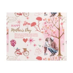 Mother's Day Inspirational Rolled Poster - Celebrate Love with Heartfelt Art